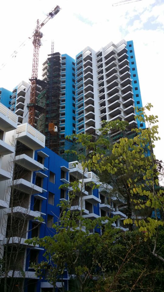 桂林漓江藍(lán)灣外墻涂料裝飾工程(55) - 廣西三象建筑安裝工程有限公司 www.www.cxyhslwjc.cn