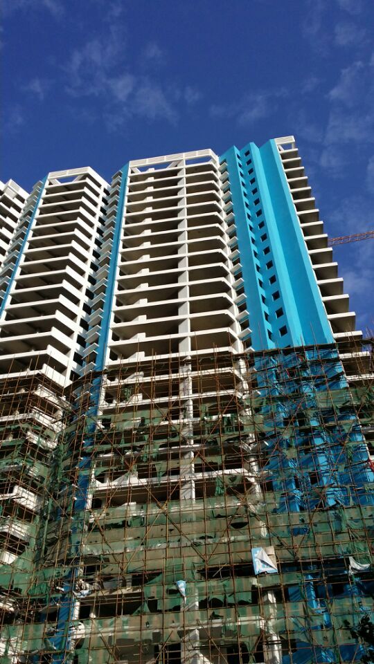 桂林漓江藍(lán)灣外墻涂料裝飾工程(56) - 廣西三象建筑安裝工程有限公司 www.www.cxyhslwjc.cn