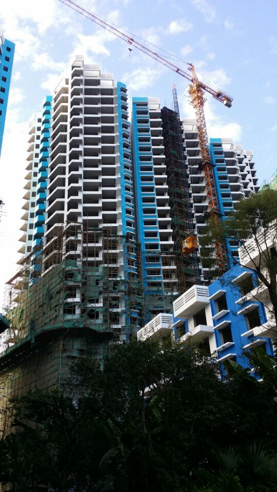 桂林漓江藍(lán)灣外墻涂料裝飾工程(57) - 廣西三象建筑安裝工程有限公司 www.www.cxyhslwjc.cn